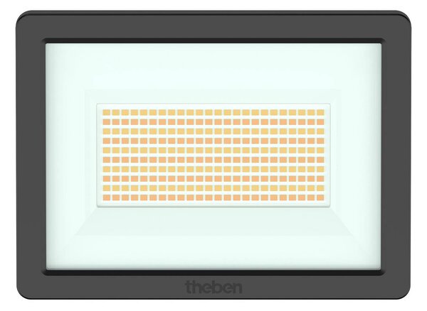 Theben Faretto da esterno a LED B50 dual, nero, IP65 theLeda, Nero, Alluminio, Lampada LED da esterni