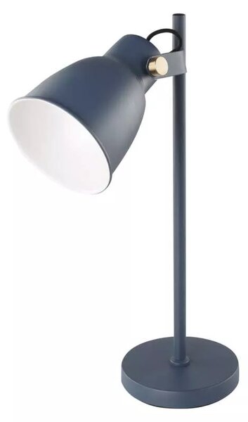 EMOS Lampada da tavolo blu per lampadina E27 Z7621BL
