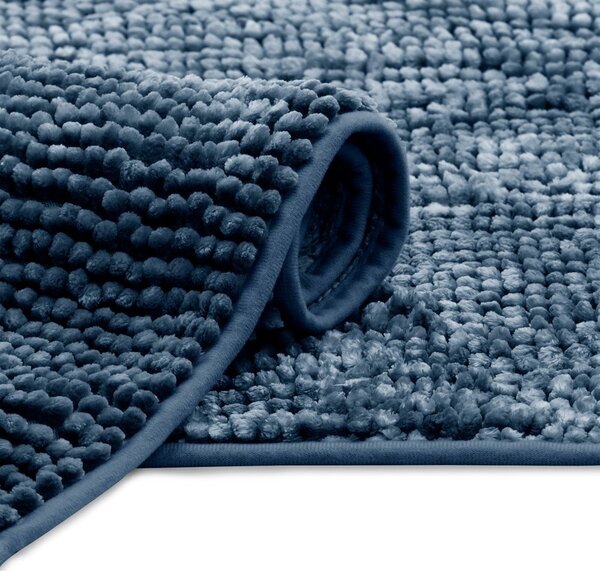 Tappeto da bagno blu scuro, 50 x 70 cm Bati - AmeliaHome