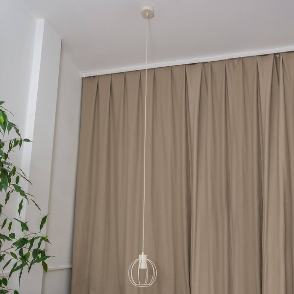 Lampada a sospensione STARLIGHT HELAM, Crema / Ambra, Soggiorno / Sala da pranzo, Metallo, Lampada a sospensione