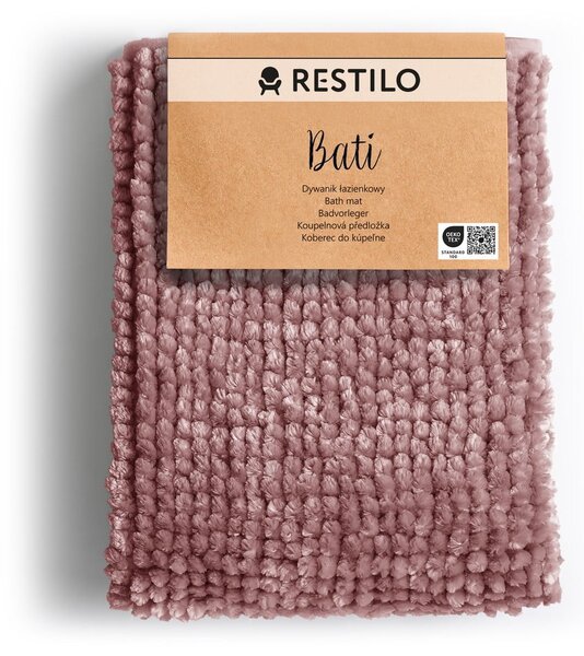 Tappetino per il bagno rosa 60x90 cm Bati – Restilo