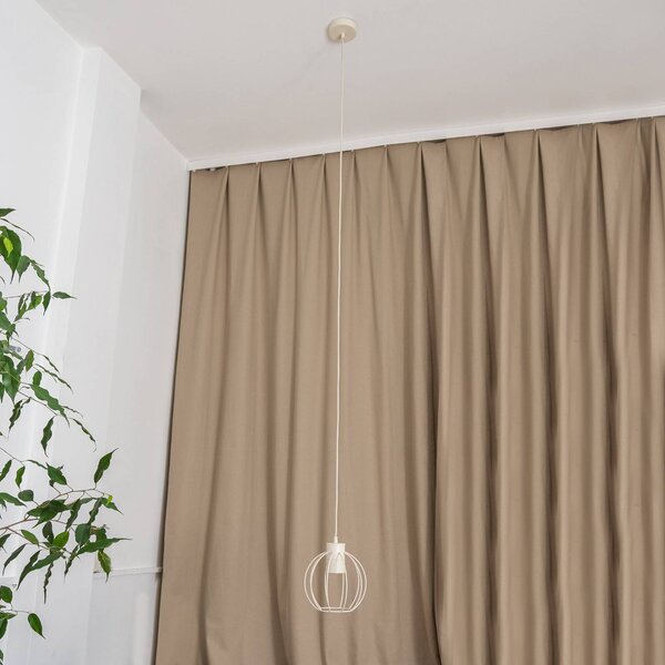 Lampada a sospensione STARLIGHT HELAM, Crema / Ambra, Soggiorno / Sala da pranzo, Metallo, Lampada a sospensione