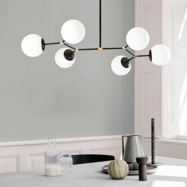 Lampadario su palo DAMAR 6xE27/40W/230V