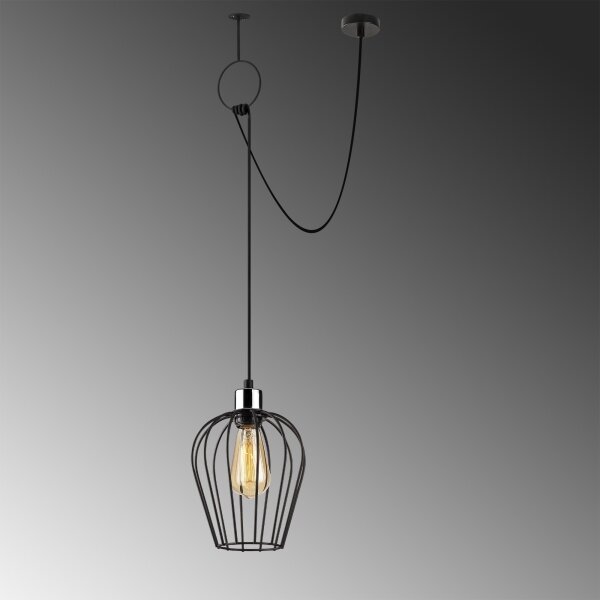 Lampadario su corda TEL 1xE27/40W/230V
