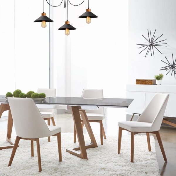 Lampadario a sospensione con filo MANAVGAT 3xE27/40W/230V ragno