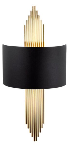 Applique 1xE27/40W/230V oro/nero
