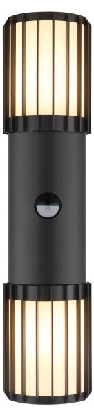 Globo 32160-2S -Lampada da parete per esterni con sensore MERVIN 2xE27/15W/230V IP54