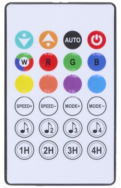 Grundig - Lampada da terra dimmerabile RGB a LED, 8W/5V + telecomando
