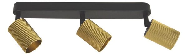 Faretto orientabile ELAN 3xGU10/30W/230V oro/nero