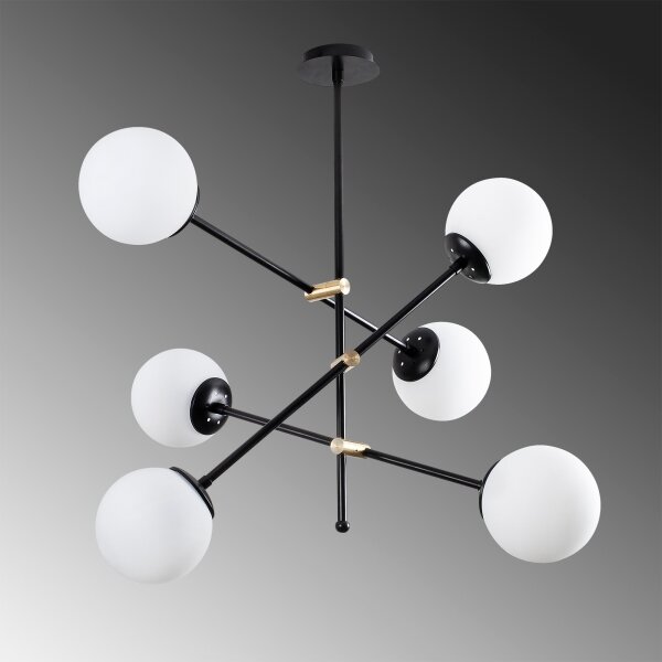 Lampadario su palo MARTI 6xE27/100W/230V