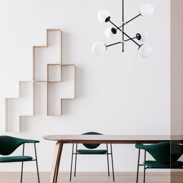 Lampadario su palo MARTI 6xE27/100W/230V