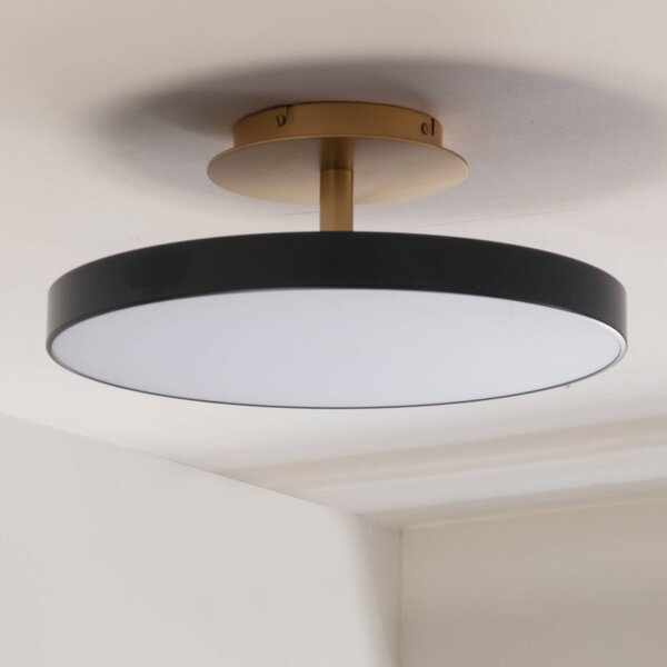 UMAGE Plafoniera di design Asteria UP PLUS, dimmerabile, Nero, Soggiorno / Sala da pranzo, Metallo, Design, Plafoniera