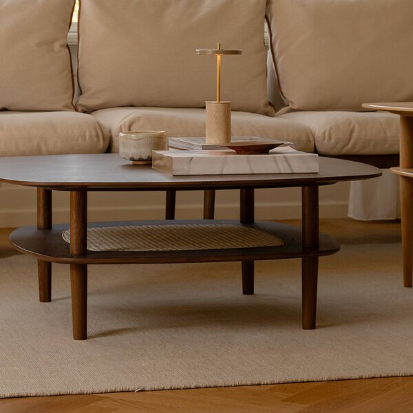 UMAGE Lampada da tavolo di design Asteria MOVE MINI, dimmerabile, Ottone / Oro, Soggiorno / Sala da pranzo, Pietra, Design, Lampada da tavolo