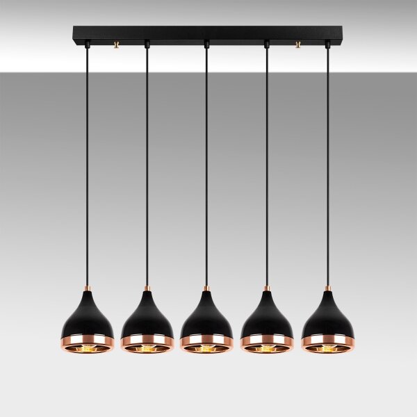Lampadario su filo YILDO 5xE27/40W/230V