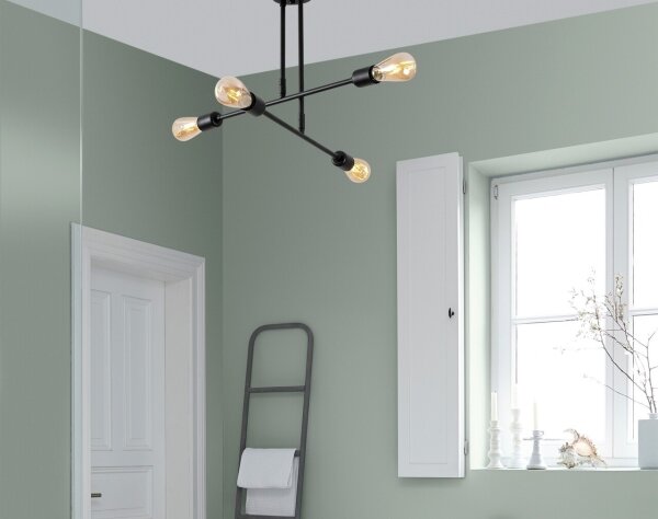 Lampadario su palo FLOWER 4xE27/40W/230V