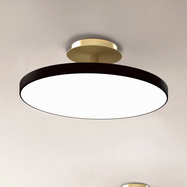 UMAGE Plafoniera di design Asteria UP PLUS, dimmerabile, Nero, Soggiorno / Sala da pranzo, Metallo, Design, Plafoniera