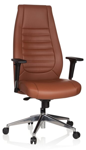 Hjh OFFICE Sedia professionale direzionale VITORO Sedia da ufficio ergonomica con braccioli (regolabile in altezza) Sedia girevole in per ufficio, casa