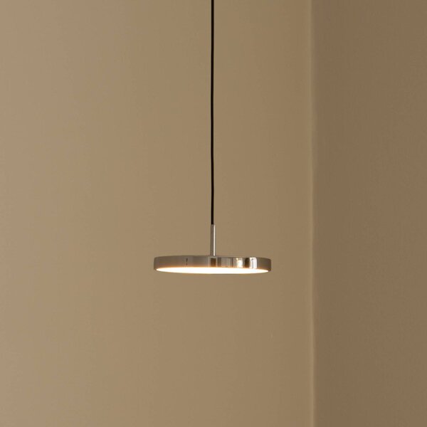 UMAGE Lampada a sospensione Asteria Micro, dimmerabile, Alluminio / Grigio / Zincato, Soggiorno / Sala da pranzo, Metallo, Design, Lampada a sospensione