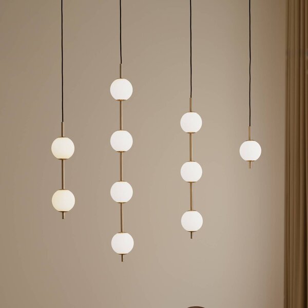 UMAGE Lampada a sospensione Audrey, dimmerabile, Ottone / Oro, Soggiorno / Sala da pranzo, Metallo, Design, Lampada a sospensione