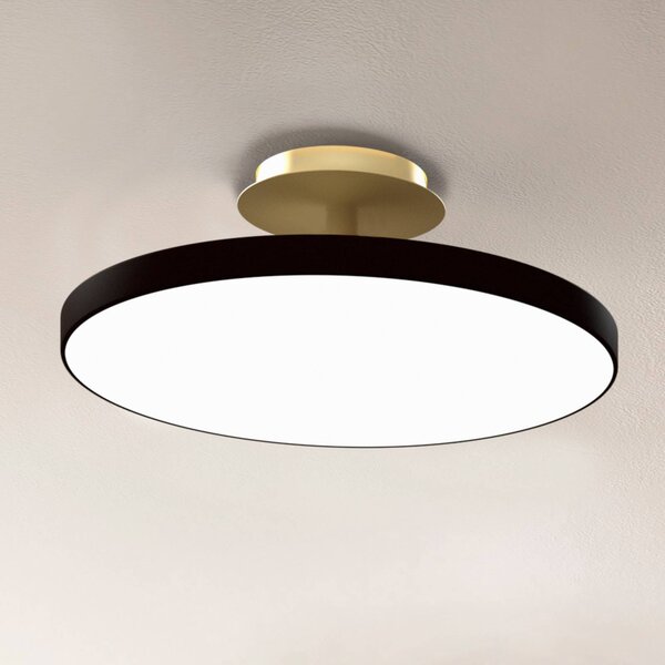UMAGE Plafoniera di design Asteria UP PLUS, dimmerabile, Nero, Soggiorno / Sala da pranzo, Metallo, Design, Plafoniera