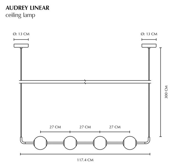 UMAGE Lampada a sospensione Audrey, dimmerabile, Ottone / Oro, Soggiorno / Sala da pranzo, Metallo, Design, Lampada a sospensione