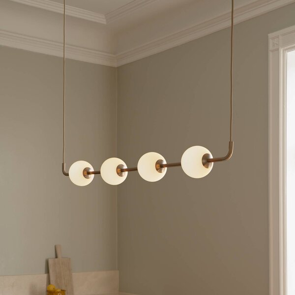 UMAGE Lampada a sospensione Audrey, dimmerabile, Ottone / Oro, Soggiorno / Sala da pranzo, Metallo, Design, Lampada a sospensione