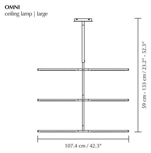 UMAGE Lampada a sospensione Omni, dimmerabile, Ottone / Oro, Soggiorno / Sala da pranzo, Alluminio, Design, Lampada a sospensione
