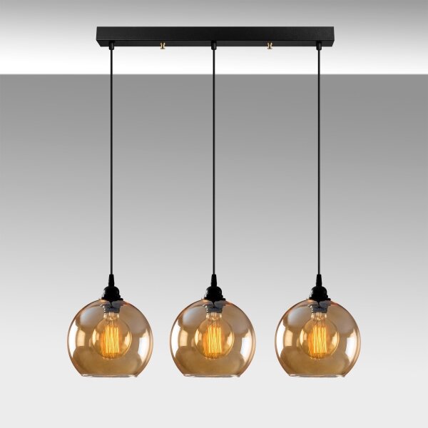 Lampadario su filo GOLD 3xE27/40W/230V