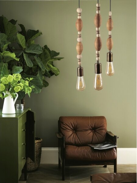 Lampadario su filo 3xE27/60W/230V