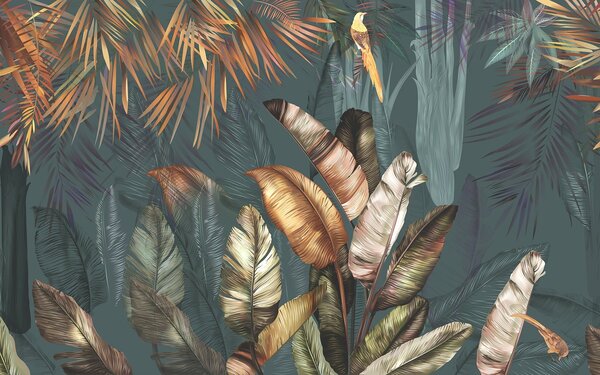 Carta da parati Giungla tropicale luminosa, Carta da parati Natura, u50468 : Uwalls.it