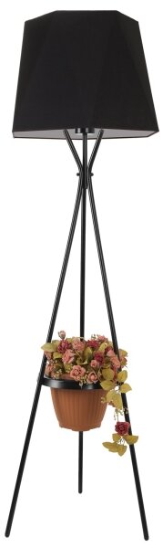 Lampada da terra VENEDIK 1xE27/60W/230V nero