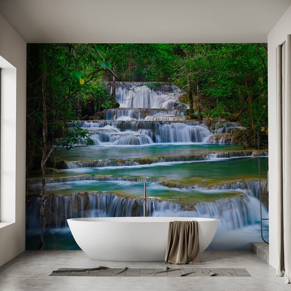 Carta da parati Il posto è buono, Carta da parati Natura, Carta da parati Cascata, u56038 : Uwalls.it