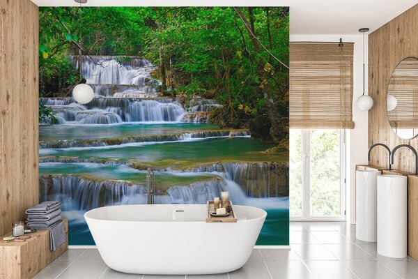 Carta da parati Il posto è buono, Carta da parati Natura, Carta da parati Cascata, u56038 : Uwalls.it