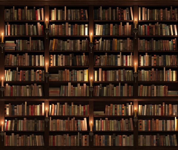 Carta da parati Libreria, Carta da parati che aumenta lo spazio, u57072 : Uwalls.it