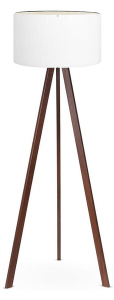 Lampada con piedistallo AYD 1xE27/60W/230V bianco/marrone
