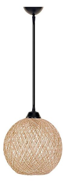 Lampadario su corda JUTE 1xE27/60W/230V beige