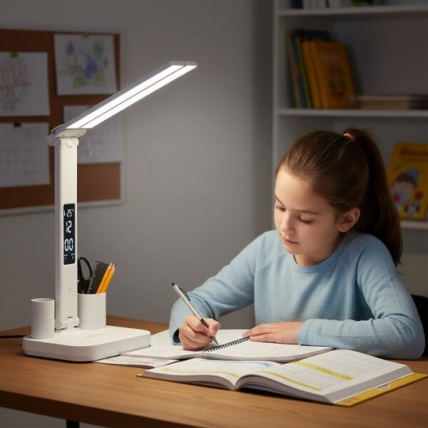 Lampada da scrivania ricaricabile a LED dimmerabile NOBLITE P LED/5W/5V 3000/4000/6000K 2200 mAh bianca