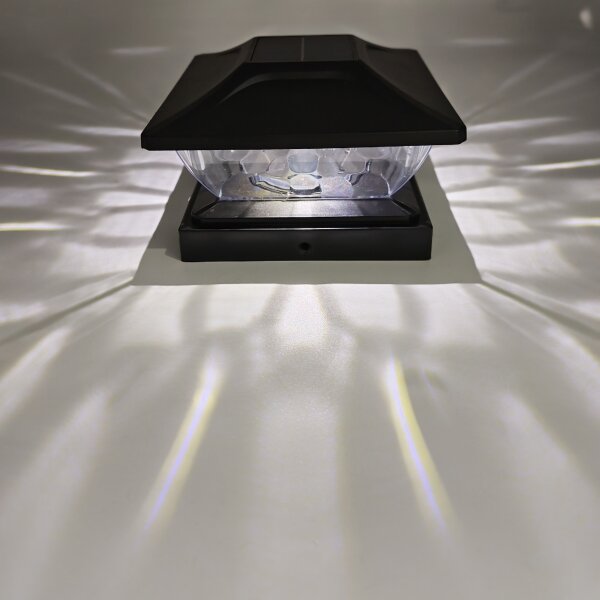 Lampada solare LED TOYA LED/4,5W/230V 3000/6500K 600 mAh IP44 nera