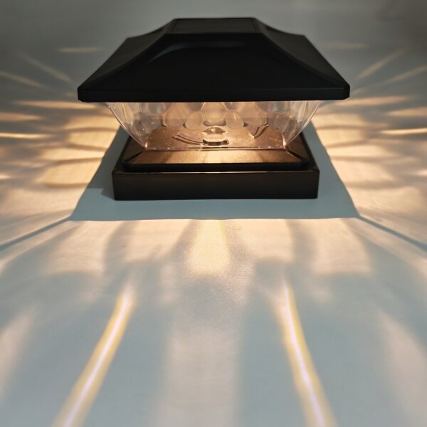 Lampada solare LED TOYA LED/4,5W/230V 3000/6500K 600 mAh IP44 nera