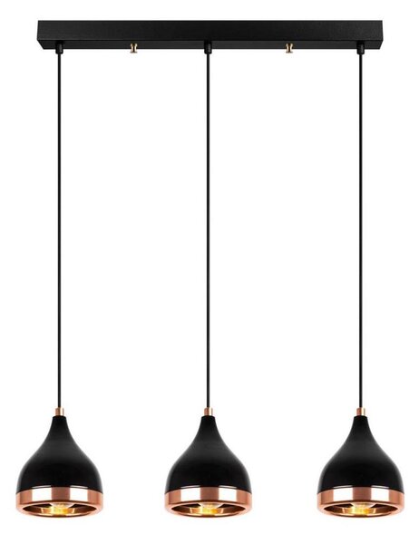 Lampadario a sospensione con cavo YILDO 3xE27/40W/230V