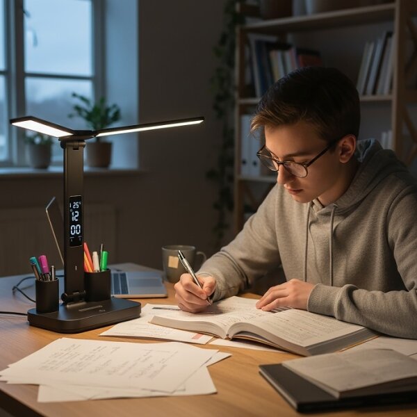 Lampada da tavolo ricaricabile dimmerabile a LED NOBLITE P LED/5W/5V 3000/4000/6000K 2200mAh nera