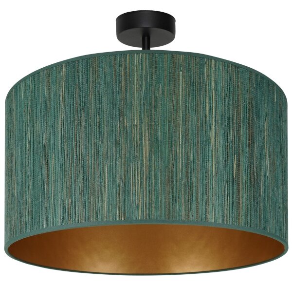 Brilagi - Lampadario a plafone BOSTON ROLLER 1xE27/15W/230V diametro 45 cm verde/oro