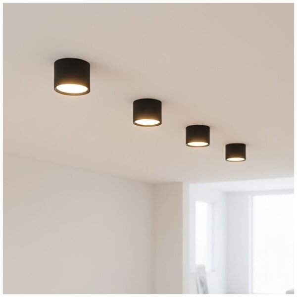 Faretto OH12S 1xGX53/35W/230V 5 cm nero