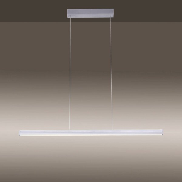 JUST LIGHT. Lampada LED sospensione Niro, 2 luci, dimming, CCT