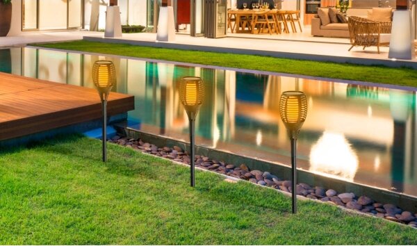 Grundig - Lampada solare LED LED/1xAA