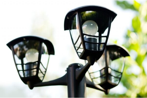 Philips 15385/30/16 - Lampada da esterno MYGARDEN CREEK 3xE27/60W/230V