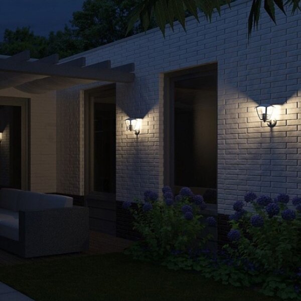 Philips 15380/31/16 - Applique da esterno MYGARDEN CREEK E27/60W/230V