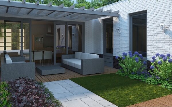 Philips 15388/31/16 - Applique da esterno con sensore MYGARDEN CREEK 1xE27/60W