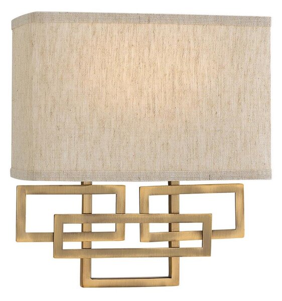 Hinkley HK-LANZA2-BR - Applique da parete LANZA 2xE14/40W/230V bronzo