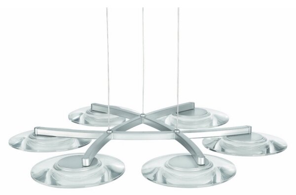 Philips 40972/48/16 - Lampadario LED MYLIVING VAGA 6xLED/2,5W/230V